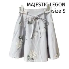 MAJESTIC LEGON BIGフラワーフレアースカパン S