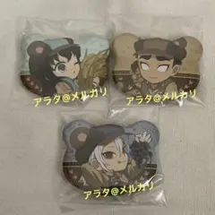 【未開封】鬼滅の刃 時透無一郎 悲鳴嶼行冥 宇髄天元 くま缶バッジ 3点セット