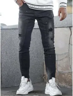 adamsJUGGLER (M)G/Black Paint Denim PTのサムネイル