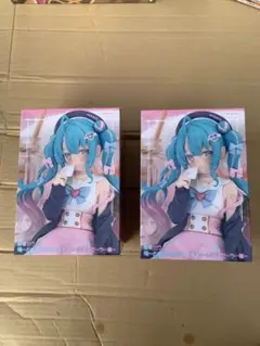 初音ミク ぬーどるストッパーフィギュア ー恋するセーラー服 ー　2個セット