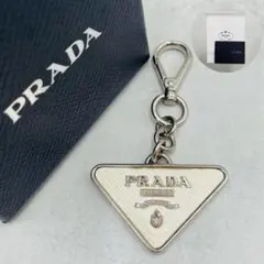 PRADA キーホルダー 黒 サフィアーノ　ホテルマン　ドアマン　ポーター PRADA キーホルダー 黒 サフィアーノ ホテルマン ドアマン ポーター