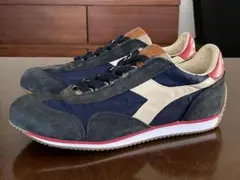 美品 ディアドラ ヘリテージ エキップ イタリア製 ブルー 25.5cmのサムネイル