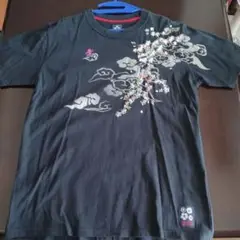 GO-COO SAKURA 悟空本舗 桜デザイン Tシャツ