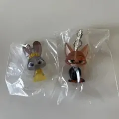 ズートピア2 ニックジュディ ガチャガチャ めじるしアクセサリー チャーム