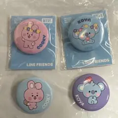 BT21 缶バッチ　cooky koya