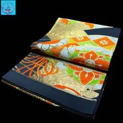 【美品】 六通柄袋帯　有職文様　金銀糸　振袖色留袖　黒留袖　訪問着　フォーマル