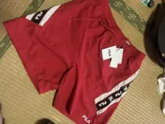 FILA レッド ショートパンツ Lサイズのサムネイル