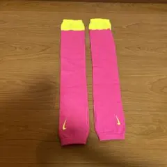NIKE アームカバー ピンク×イエローのサムネイル