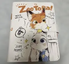 ズートピア シール帳　システム手帳 バインダー　ジュディ ニック　マグネット式