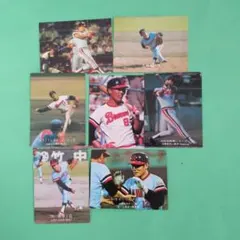 カルビー プロ野球カード 阪急ブレーブス1984年6枚セット 山田久志
