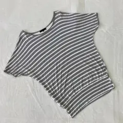 iCB アイシービー　トップス　半袖　シャツ　カットソー　ボーダー　Sのサムネイル