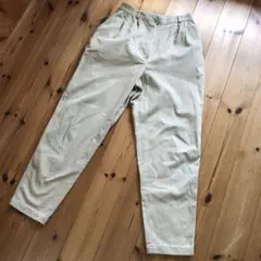 レナウン　ベージュ ウエストゴム チノパン