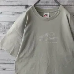 希少デザイン☆90s NIKE ACG ビッグプリント Tシャツ L くすみ緑