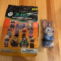 ズートピア　ソフビ　パペット　マスコット　ジュディ　警察