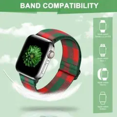 値下げ品　42mm　カラフル　交換用　ナイロン　弾性　バンド Apple ４