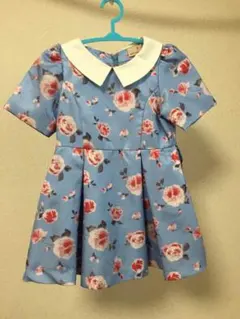 petitmainプティマイン花柄半袖ワンピース90サイズ