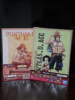 一番くじワンピース　クリアファイルセット　エース