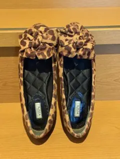 EVOL ILIMA レオパード 豹柄　フラットシューズ 23.5cm