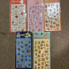 プクプクシール　5点セット