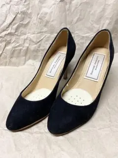 SENTORE AMARANTO 黒 スウェードハイヒールのサムネイル