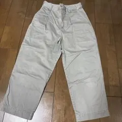 UNIQLO U ワイドパンツ ライトグレー　ウエスト70