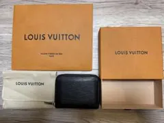 LOUIS VUITTON ジッピー・コイン パース 小銭入れ　エピ　ブラック