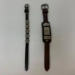 DIESEL ブレスレット 2点セット ヴィンテージ ブラック【k1316】