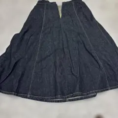 GU デニム　ロングスカート