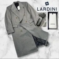 定価38万 新品同様 LARDINI カシミヤ100% ダブルチェスターコート