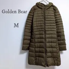 Golden Bear/ダウンジャケット/軽量/薄手/カーキ/フード/フルジップ