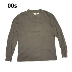 00s llbean サーマル ヘンリーネック ロンtのサムネイル