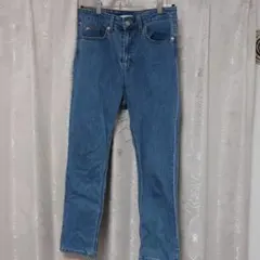 H&M　エイチアンドエム　デニム　ジーンズ　ハイウエスト　40サイズ