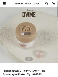 DWME アクリルパウダー R5 シャンパンフレーク スカルプチュアのサムネイル