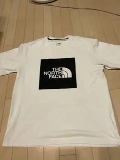 THE NORTH FACE スクエアロゴ Tシャツ ホワイト XL