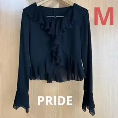 ブラック フリル 長袖 ボレロ PRIDEのサムネイル