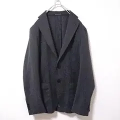 グリーンレーベルリラクシング　テーラードジャケット　グレー　洗える　薄手　S
