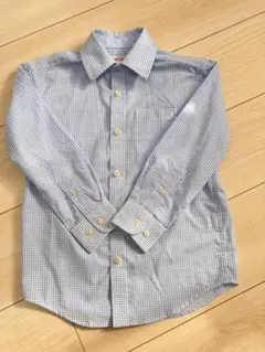 長袖シャツ　チェック　男の子　120 フォーマル