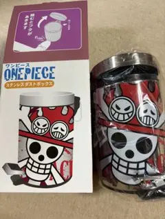 ONE PIECE ワンピースステンレスダストボックス　ポートガス・D・エース