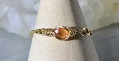 美品 ❤️廃盤品ブシュロンセルパンボエム リング シトリン 12号ハンカチ付き 美品 ❤️廃盤品ブシュロンセルパンボエム リング シトリン 12号