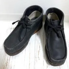 CEDAR CREST ワラビーブーツ レザー ブラック 25.5