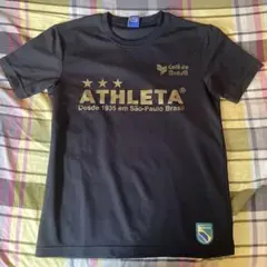 ATHLETA 黒 Mサイズ シャツ サッカーウェア　Tシャツ