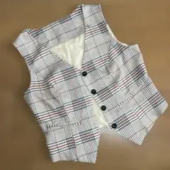 SHEIN チェック柄 ベスト Sサイズ