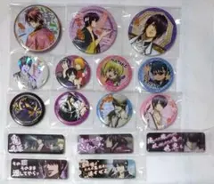 銀魂　高杉　缶バッジ　ロングカンバッジ　花鳥風月　ドS検定