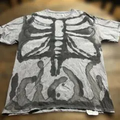 championチャンピオングラフィックブリーチ半袖TシャツグレイLサイズ