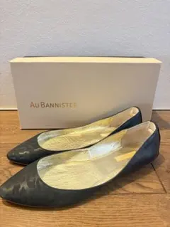 Au BANNISTER ポインテッドトゥ パンプス ブラック 36