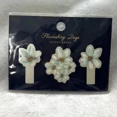 新品・未使用　お花の付箋　おしゃれ