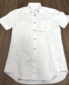 COMME CA MEN スリム ホワイトシャツ M