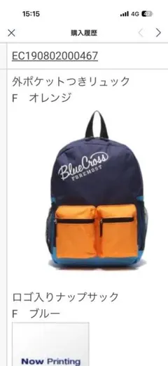 Blue Cross FOREMOST リュック　おまけ付き
