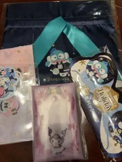 サンリオ Happyくじ ハンギョドン クロミ キキララ バツ丸