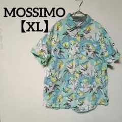 可愛い♡MOSSIMO【XL】アロハ柄 半袖シャツ コットン100% ゆったり